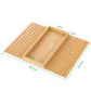 ❄️Summerfresh 50% OFF!🛋️Bamboo Sofa Armrest Tray with Drink Holder – Flexible Side Table Alternative