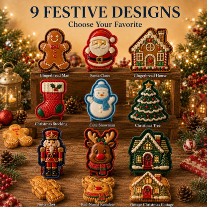 Second Item Half Price!🎄Christmas Mini Pie & Pastry Press Mould – 8 Festive Designs
