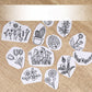 Water-Soluble Embroidery Stabilizer Pattern Kit