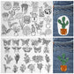 Water-Soluble Embroidery Stabilizer Pattern Kit