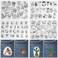 Water-Soluble Embroidery Stabilizer Pattern Kit