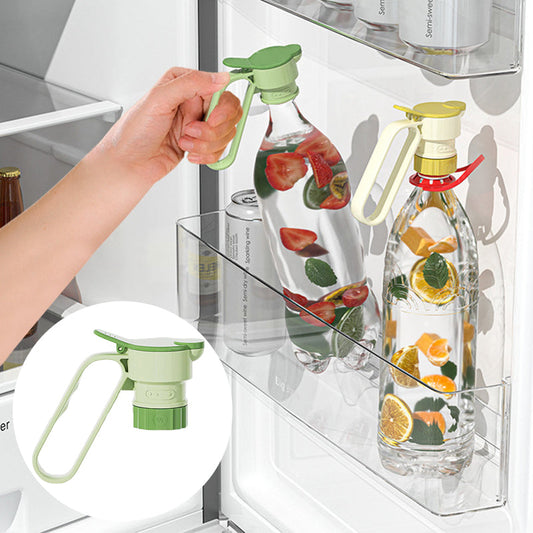 🎃Buy 1 Get 1 Free🍶Reusable Bottle Pourer with Handle & Flip Lid – 24/28mm Adapter