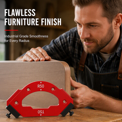 🎃Halloween Deal 50% OFF!🛠️7-Piece Corner Radius Router Jig Set – Self-Locating Aluminium Templates