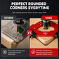 🎃Halloween Deal 50% OFF!🛠️7-Piece Corner Radius Router Jig Set – Self-Locating Aluminium Templates