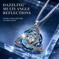 🎃Halloween Deal 50% OFF!🔥Celtic Knot Heart Birthstone Necklace – Choose Your Birth Month Colour