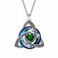 🎃Halloween Deal 50% OFF!🔥Celtic Knot Heart Birthstone Necklace – Choose Your Birth Month Colour