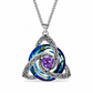 🎃Halloween Deal 50% OFF!🔥Celtic Knot Heart Birthstone Necklace – Choose Your Birth Month Colour