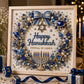 🕎✨ DIY Hanukkah Pearl Art Kit – Shimmering Menorah Art with Wood Frame