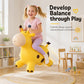 🎃Halloween Deal 50% OFF!🦒Musical Giraffe Bouncy Hopper – Inflatable Kids’ Ride-On Toy