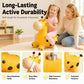 🎃Halloween Deal 50% OFF!🦒Musical Giraffe Bouncy Hopper – Inflatable Kids’ Ride-On Toy