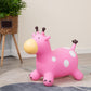 🎃Halloween Deal 50% OFF!🦒Musical Giraffe Bouncy Hopper – Inflatable Kids’ Ride-On Toy