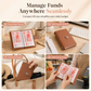 Cash Saving Binder with Clasp Closure