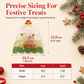 🎄50% OFF!10-Pack Christmas Tree Treat Bags – Resealable Clear Gift Pouches with Handles