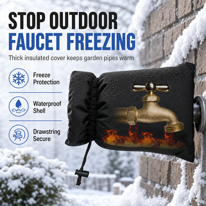 🎃Halloween Deal 50% OFF!❄️Waterproof Insulated Outside Tap Cover – 210D Oxford Frost Protector