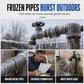 🎃Halloween Deal 50% OFF!❄️Waterproof Insulated Outside Tap Cover – 210D Oxford Frost Protector