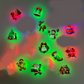 50% OFF!🎄12-Piece LED Light-Up Christmas Stickers – Peel & Stick Festive Decorations