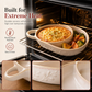 🎃Halloween Deal 50% OFF!🥣Oven-Safe Ceramic Soup & Side Bowl – Divided Serving Dish with Handle
