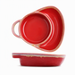🎃Halloween Deal 50% OFF!🥣Oven-Safe Ceramic Soup & Side Bowl – Divided Serving Dish with Handle