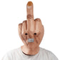 🎃Halloween Deal 50% OFF!🎃Funny Middle Finger Latex Mask – The Ultimate Cheeky Halloween Costume