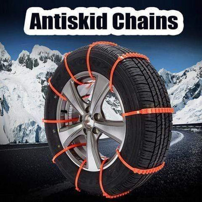 🎃Halloween Deal 50% OFF!❄️10-Pack Emergency Snow & Mud Tyre Traction Straps – A Handy Winter Backup