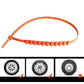 🎃Halloween Deal 50% OFF!❄️10-Pack Emergency Snow & Mud Tyre Traction Straps – A Handy Winter Backup