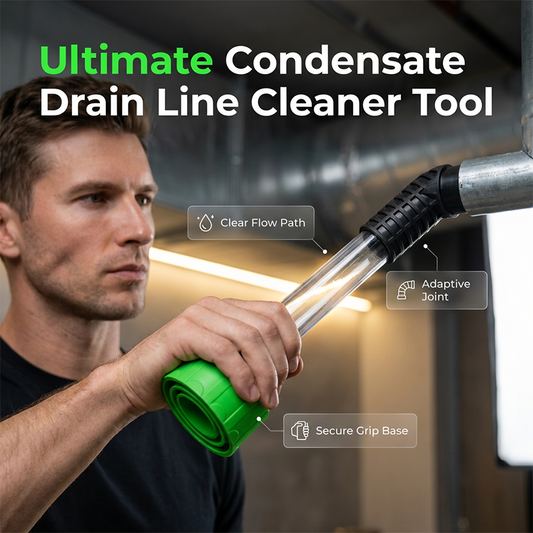 🎃Halloween Deal 50% OFF!🔧A/C Condensate Drain Cleaner Adapter – Unblock Drain Lines with Your Wet & Dry Vacuum