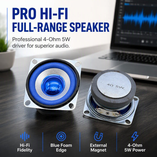 🎃Halloween Deal 50% OFF!52mm Full-Range Speaker Drivers – 4Ω for DIY Audio & Repairs (Pair)