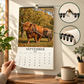 🎃Halloween Deal 50% OFF!🔧🐮2027 Grumpy Highland Cows A4 Wall Calendar – A Year of Attitude