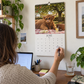 🎃Halloween Deal 50% OFF!🔧🐮2027 Grumpy Highland Cows A4 Wall Calendar – A Year of Attitude