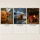 🎃Halloween Deal 50% OFF!🔧🐮2027 Grumpy Highland Cows A4 Wall Calendar – A Year of Attitude