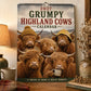 🎃Halloween Deal 50% OFF!🔧🐮2027 Grumpy Highland Cows A4 Wall Calendar – A Year of Attitude