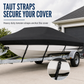 🎃Halloween Deal 50% OFF!🚤Waterproof V-Hull Boat Cover – Outdoor Protection for Storage & Mooring
