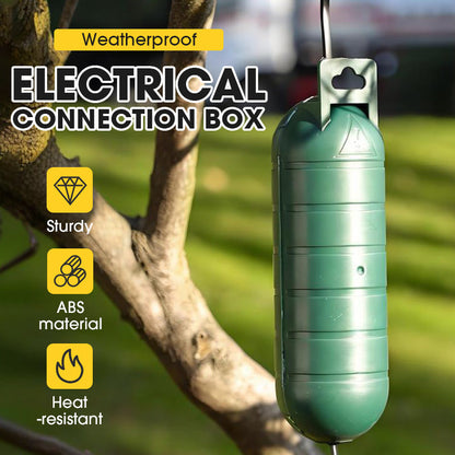 🎃Halloween Deal 50% OFF!🔥Weatherproof Outdoor Electrical Connection Box – Protect Plugs, Timers & Extension Connections