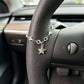 🎃Halloween Deal 50% OFF!✨Vintage Alloy Car Interior Charm – Cross & Star Pendant