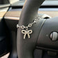 🎃Halloween Deal 50% OFF!✨Vintage Alloy Car Interior Charm – Cross & Star Pendant