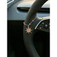 🎃Halloween Deal 50% OFF!✨Vintage Alloy Car Interior Charm – Cross & Star Pendant
