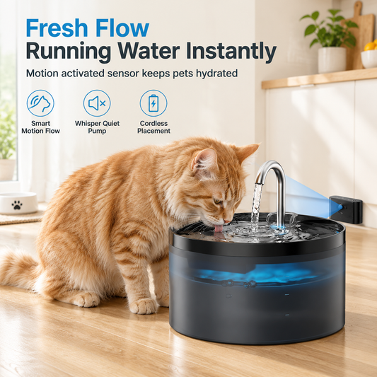 🎃Halloween Deal 50% OFF!😸3.2L Automatic Pet Water Fountain – USB-Powered Flowing Water for Cats & Dogs