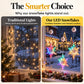 50% OFF!🎄Battery-Operated LED Christmas Window Light – Festive Suction-Cup Decoration