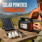 🎃Halloween Deal 50% OFF!🔦Solar & USB Rechargeable LED Searchlight – Handheld Camping Torch & Emergency Work Light