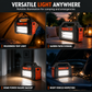 🎃Halloween Deal 50% OFF!🔦Solar & USB Rechargeable LED Searchlight – Handheld Camping Torch & Emergency Work Light