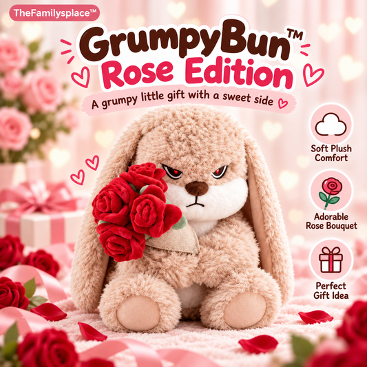 🎃Halloween Deal 50% OFF!🐰 GrumpyBun™ Long-Eared Rabbit Plush Toy