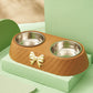 📢📢50% OFF !! ⏰Stainless Steel Detachable Double Pet Bowl